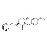 (S)-3-(Benzyloxy)-1-(4-methoxybenzyl)piperidine-2,6-dione