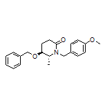 (5S,6R)-5-(Benzyloxy)-1-(4-methoxybenzyl)-6-methylpiperidin-2-one