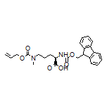 (R)-2-(Fmoc-amino)-5-[[(allyloxy)carbonyl](methyl)amino]pentanoic Acid