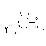 Ethyl 1-Boc-6-fluoro-5-oxoazepane-4-carboxylate