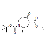 Ethyl 1-Boc-2-methyl-5-oxoazepane-4-carboxylate