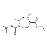 Ethyl 1-Boc-7-methyl-5-oxoazepane-4-carboxylate