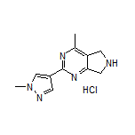 4-Methyl-2-(1-methyl-4-pyrazolyl)-6,7-dihydro-5H-pyrrolo[3,4-d]pyrimidine Hydrochloride