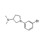 1-(3-Bromophenyl)-N,N-dimethylpyrrolidin-3-amine