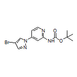 N-Boc-4-(4-bromo-1H-pyrazol-1-yl)pyridin-2-amine