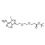 tert-Butyl 3-[2-[2-(4-Amino-3-iodo-1H-pyrazolo[3,4-d]pyrimidin-1-yl)ethoxy]ethoxy]propanoate