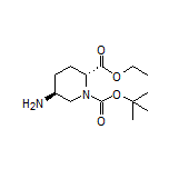 Ethyl (2R,5S)-5-Amino-1-Boc-piperidine-2-carboxylate