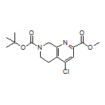 Methyl 7-Boc-4-chloro-5,6,7,8-tetrahydro-1,7-naphthyridine-2-carboxylate