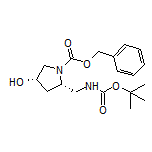 (3S,5S)-5-[(Boc-amino)methyl]-1-Cbz-pyrrolidin-3-ol