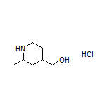 (2-Methyl-4-piperidyl)methanol Hydrochloride