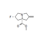 Methyl (2S,7aS)-2-Fluoro-6-methylenehexahydro-1H-pyrrolizine-7a-carboxylate