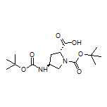 (2R,4S)-1-Boc-4-(Boc-amino)pyrrolidine-2-carboxylic Acid