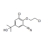 3-Chloro-2-(2-chloroethoxy)-5-(2-hydroxypropan-2-yl)benzonitrile