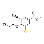 Methyl 3-Chloro-4-(2-chloroethoxy)-5-cyanobenzoate