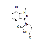 1-(7-Bromo-1-methyl-3-indazolyl)dihydropyrimidine-2,4(1H,3H)-dione