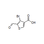 4-Bromo-5-formylthiophene-3-carboxylic Acid