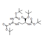 tert-Butyl (S)-2-(Boc-amino)-4-(2,3-diBoc-guanidino)butanoate