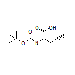 (S)-2-[Boc-(methyl)amino]-4-pentynoic Acid