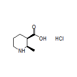 (2R,3R)-2-Methylpiperidine-3-carboxylic Acid Hydrochloride