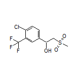 1-[4-Chloro-3-(trifluoromethyl)phenyl]-2-(methylsulfonyl)ethan-1-ol