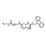 (S)-2-[Fmoc-(methyl)amino]-4-[[2-[[(allyloxy)carbonyl]amino]ethyl](methyl)amino]-4-oxobutanoic Acid