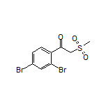 1-(2,4-Dibromophenyl)-2-(methylsulfonyl)ethan-1-one