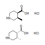 cis-3-Methylpiperidine-4-carboxylic Acid Hydrochloride