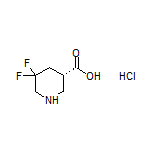 (3S)-5,5-Difluoropiperidine-3-carboxylic Acid Hydrochloride