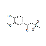 1-(4-Bromo-3-methoxyphenyl)-2-(methylsulfonyl)ethan-1-one