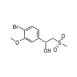 1-(4-Bromo-3-methoxyphenyl)-2-(methylsulfonyl)ethan-1-ol