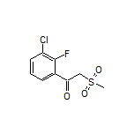 1-(3-Chloro-2-fluorophenyl)-2-(methylsulfonyl)ethan-1-one