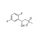 1-(2,5-Difluorophenyl)-2-(methylsulfonyl)ethan-1-ol