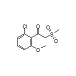 1-(2-Chloro-6-methoxyphenyl)-2-(methylsulfonyl)ethan-1-one