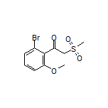 1-(2-Bromo-6-methoxyphenyl)-2-(methylsulfonyl)ethan-1-one