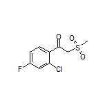 1-(2-Chloro-4-fluorophenyl)-2-(methylsulfonyl)ethan-1-one