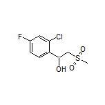 1-(2-Chloro-4-fluorophenyl)-2-(methylsulfonyl)ethan-1-ol