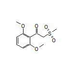 1-(2,6-Dimethoxyphenyl)-2-(methylsulfonyl)ethan-1-one