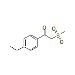 1-(4-Ethylphenyl)-2-(methylsulfonyl)ethan-1-one