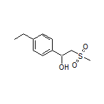 1-(4-Ethylphenyl)-2-(methylsulfonyl)ethan-1-ol