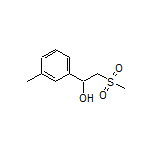 2-(Methylsulfonyl)-1-(m-tolyl)ethan-1-ol