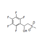 2-(Methylsulfonyl)-1-(perfluorophenyl)ethan-1-ol