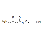 (R)-4-Amino-3-fluoro-N-methoxy-N-methylbutanamide Hydrochloride