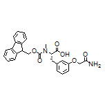 (S)-2-[Fmoc-(methyl)amino]-3-[3-(2-amino-2-oxoethoxy)phenyl]propanoic Acid