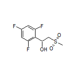 2-(Methylsulfonyl)-1-(2,4,6-trifluorophenyl)ethan-1-ol