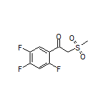 2-(Methylsulfonyl)-1-(2,4,5-trifluorophenyl)ethan-1-one