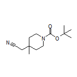 2-(1-Boc-4-methyl-4-piperidyl)acetonitrile