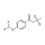 1-[4-(Difluoromethoxy)phenyl]-2-(methylsulfonyl)ethan-1-one