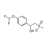 1-[4-(Difluoromethoxy)phenyl]-2-(methylsulfonyl)ethan-1-ol