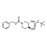 (3S,4S)-3-(Boc-amino)-1-Cbz-piperidin-4-ol