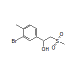 1-(3-Bromo-4-methylphenyl)-2-(methylsulfonyl)ethan-1-ol